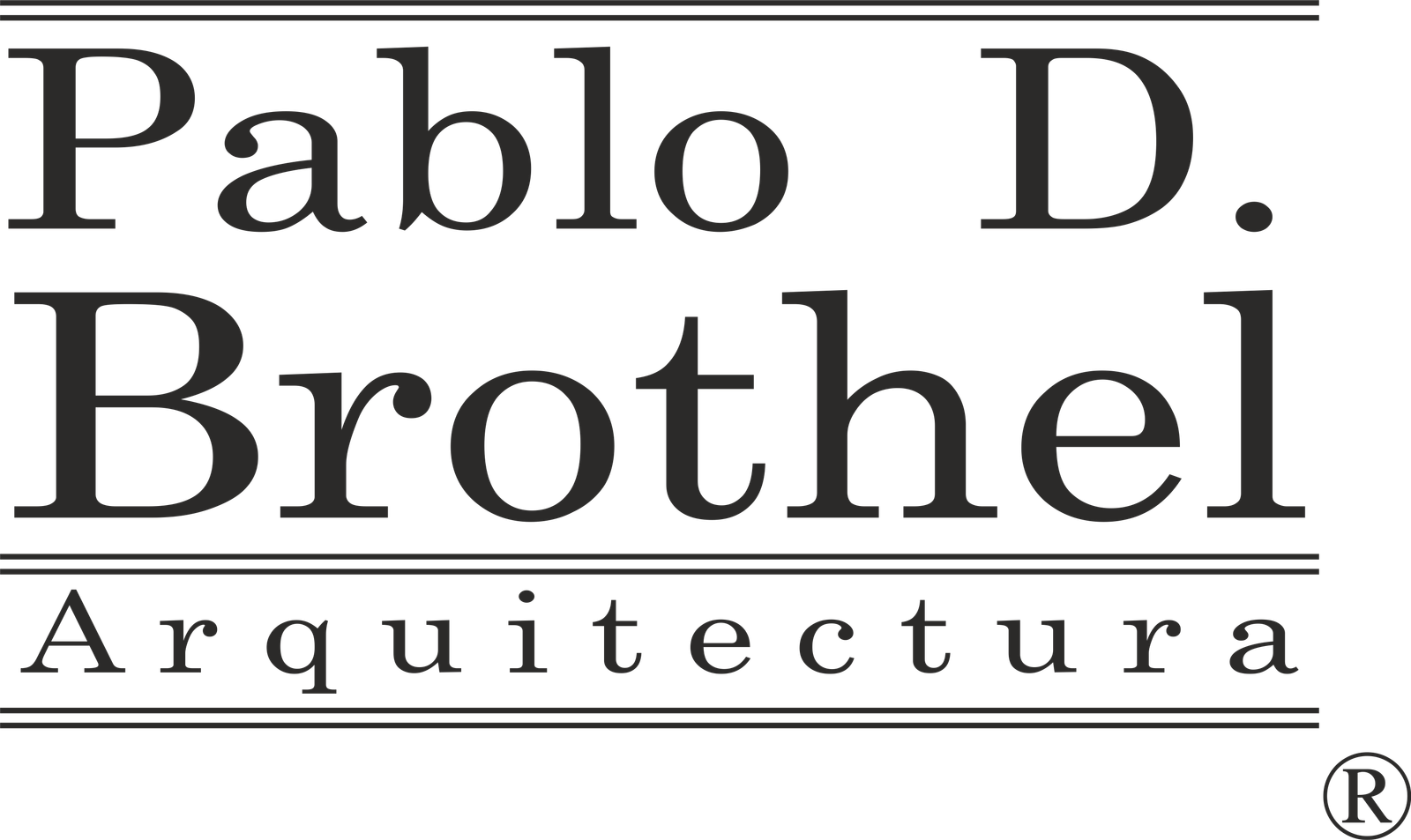 Logo Pablo Brothel arquitecto fundador de arquithel